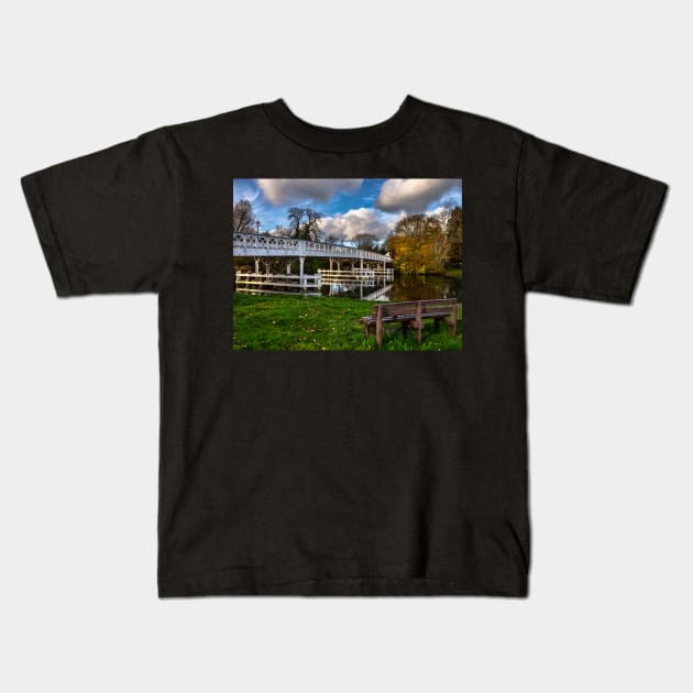 Whitchurch Toll Bridge Kids T-Shirt by IanWL